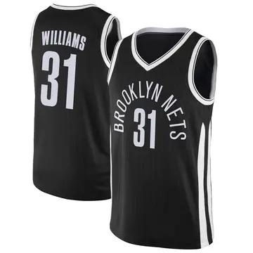 Brooklyn Nets Alondes Williams Jersey - City Edition - Youth Swingman Black