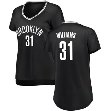 Brooklyn Nets Alondes Williams Jersey - Icon Edition - Women's Fast Break Black