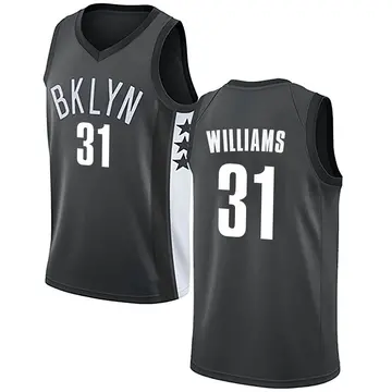 Brooklyn Nets Alondes Williams Jersey - Statement Edition - Youth Swingman Gray