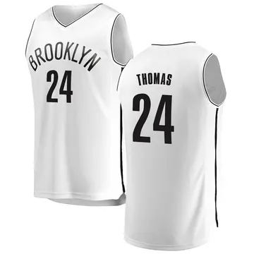 Brooklyn Nets Cam Thomas Jersey - Association Edition - Men's Fast Break White