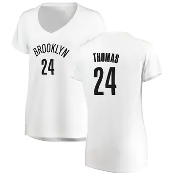 Brooklyn Nets Cam Thomas Jersey - Association Edition - Women's Fast Break White