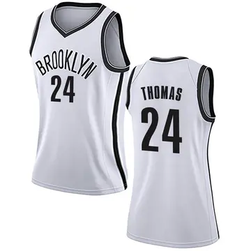 Brooklyn Nets Cam Thomas Jersey - Association Edition - Women's Swingman White