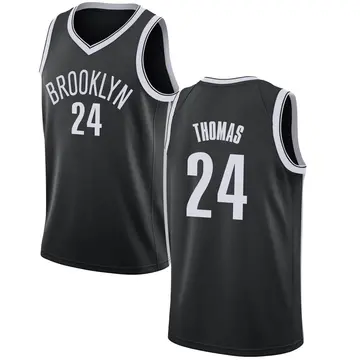Brooklyn Nets Cam Thomas Jersey - Icon Edition - Men's Swingman Black
