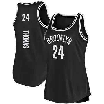 Brooklyn Nets Cam Thomas Tank Jersey - Icon Edition - Women's Fast Break Black