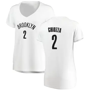 Brooklyn Nets Chris Chiozza Jersey - Association Edition - Women's Fast Break White