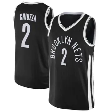 Brooklyn Nets Chris Chiozza Jersey - City Edition - Men's Swingman Black
