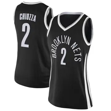 Brooklyn Nets Chris Chiozza Jersey - City Edition - Women's Swingman Black