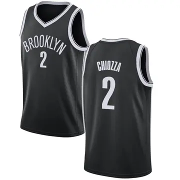 Brooklyn Nets Chris Chiozza Jersey - Icon Edition - Men's Swingman Black