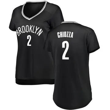 Brooklyn Nets Chris Chiozza Jersey - Icon Edition - Women's Fast Break Black