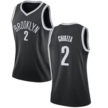 Brooklyn Nets Chris Chiozza Jersey - Icon Edition - Women's Swingman Black
