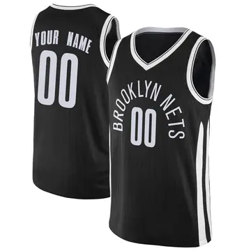 Brooklyn Nets Custom Jersey - City Edition - Youth Swingman Black