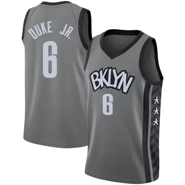 Brooklyn Nets David Duke Jr. 2020/21 Jersey - Statement Edition - Men's Swingman Gray