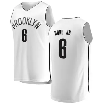 Brooklyn Nets David Duke Jr. Jersey - Association Edition - Men's Fast Break White