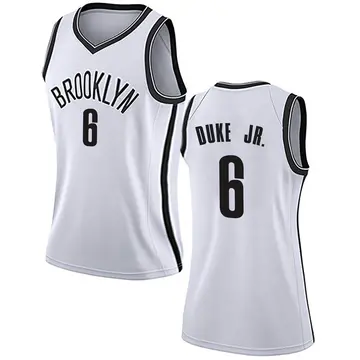 Brooklyn Nets David Duke Jr. Jersey - Association Edition - Women's Swingman White