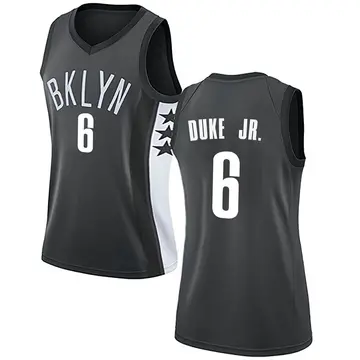 Brooklyn Nets David Duke Jr. Jersey - Statement Edition - Women's Swingman Gray