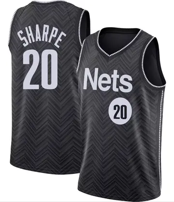Brooklyn Nets Day'Ron Sharpe 2020/21 Jersey - Earned Edition - Men's Swingman Black