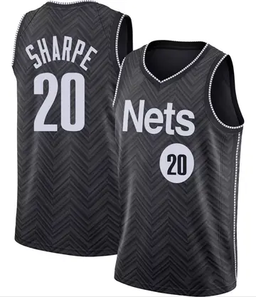 Brooklyn Nets Day'Ron Sharpe 2020/21 Jersey - Earned Edition - Youth Swingman Black