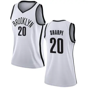 Brooklyn Nets Day'Ron Sharpe Jersey - Association Edition - Women's Swingman White