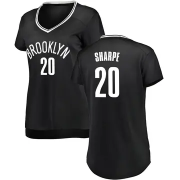 Brooklyn Nets Day'Ron Sharpe Jersey - Icon Edition - Women's Fast Break Black