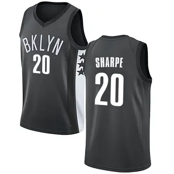 Brooklyn Nets Day'Ron Sharpe Jersey - Statement Edition - Men's Swingman Gray
