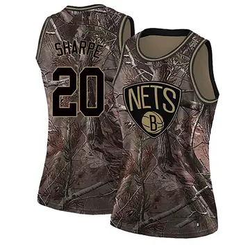 Brooklyn Nets Day'Ron Sharpe Realtree Collection Jersey - Women's Swingman Camo