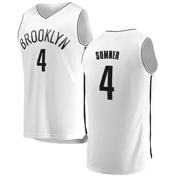 Brooklyn Nets Edmond Sumner Jersey - Association Edition - Youth Fast Break White