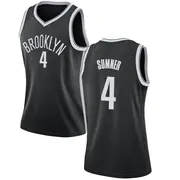 Brooklyn Nets Edmond Sumner Jersey - Icon Edition - Women's Swingman Black