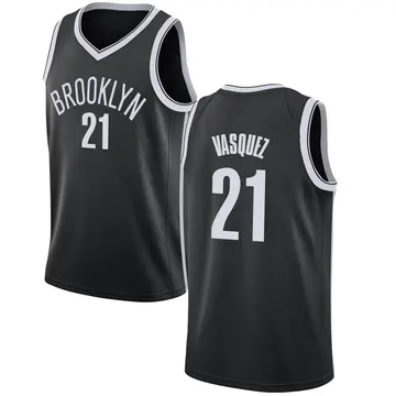 Brooklyn Nets Greivis Vasquez Jersey - Icon Edition - Men's Swingman Black