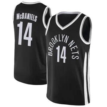 Brooklyn Nets KJ McDaniels Jersey - City Edition - Men's Swingman Black