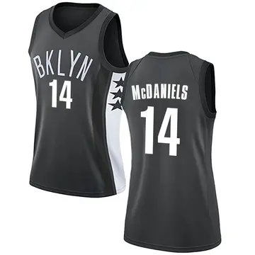 Brooklyn Nets KJ McDaniels Jersey - Statement Edition - Women's Swingman Gray