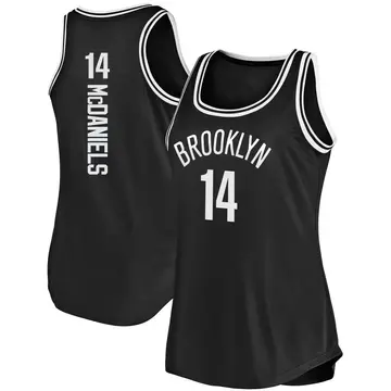 Brooklyn Nets KJ McDaniels Tank Jersey - Icon Edition - Women's Fast Break Black