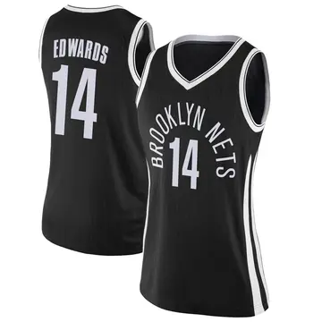 Brooklyn Nets Kessler Edwards Jersey - City Edition - Women's Swingman Black