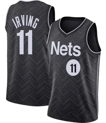 Brooklyn Nets Kyrie Irving 2020/21 Jersey - Earned Edition - Men's Swingman Black