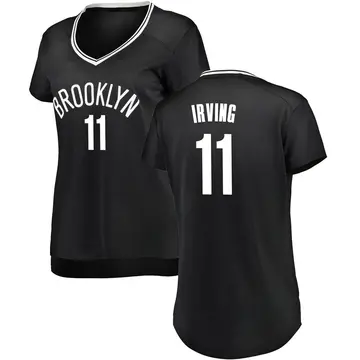 Brooklyn Nets Kyrie Irving Jersey - Icon Edition - Women's Fast Break Black