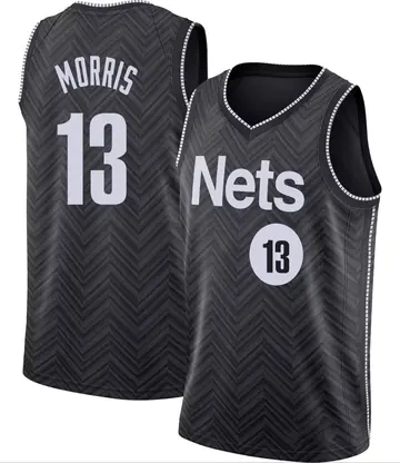 Brooklyn Nets Markieff Morris 2020/21 Jersey - Earned Edition - Youth Swingman Black