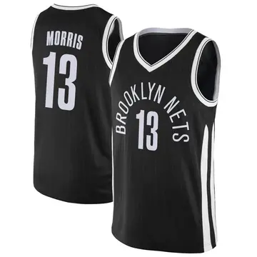 Brooklyn Nets Markieff Morris Jersey - City Edition - Men's Swingman Black