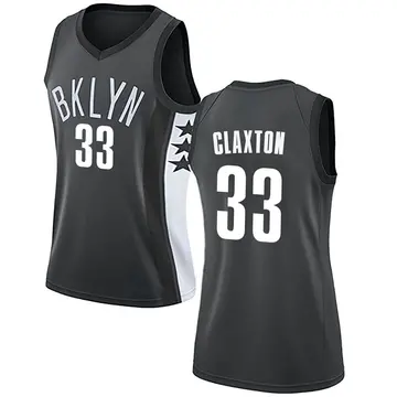 Brooklyn Nets Nic Claxton Jersey - Statement Edition - Women's Swingman Gray