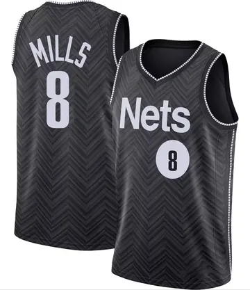 Brooklyn Nets Patty Mills 2020/21 Jersey - Earned Edition - Men's Swingman Black