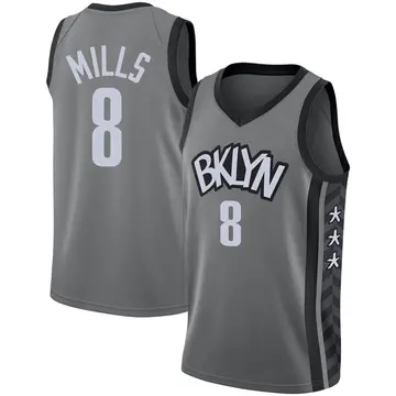 Brooklyn Nets Patty Mills 2020/21 Jersey - Statement Edition - Men's Swingman Gray