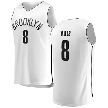 Brooklyn Nets Patty Mills Jersey - Association Edition - Men's Fast Break White