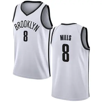 Brooklyn Nets Patty Mills Jersey - Association Edition - Men's Swingman White