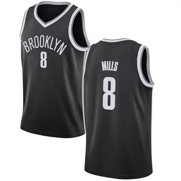 Brooklyn Nets Patty Mills Jersey - Icon Edition - Men's Swingman Black