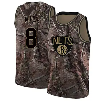 Brooklyn Nets Patty Mills Realtree Collection Jersey - Men's Swingman Camo