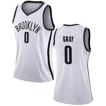 Brooklyn Nets RaiQuan Gray Jersey - Association Edition - Women's Swingman White