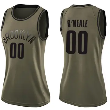 Brooklyn Nets Royce O'Neale Salute to Service Jersey - Women's Swingman Green