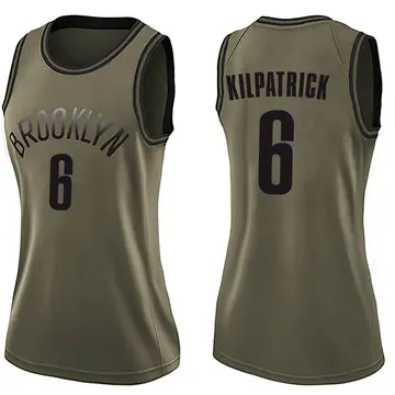 Brooklyn Nets Sean Kilpatrick Salute to Service Jersey - Women's Swingman Green