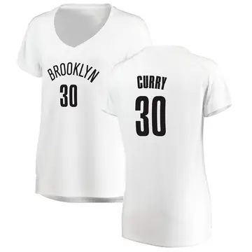 Brooklyn Nets Seth Curry Jersey - Association Edition - Women's Fast Break White