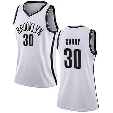 Brooklyn Nets Seth Curry Jersey - Association Edition - Women's Swingman White