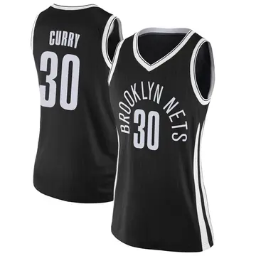 Brooklyn Nets Seth Curry Jersey - City Edition - Women's Swingman Black