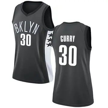 Brooklyn Nets Seth Curry Jersey - Statement Edition - Women's Swingman Gray